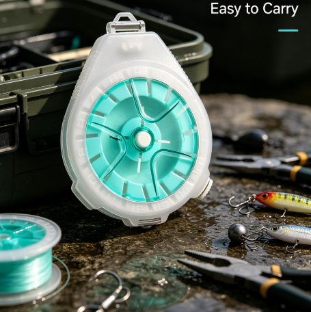 Fishing Line Box - Caixa de Armazenamento Multifuncional para Linha