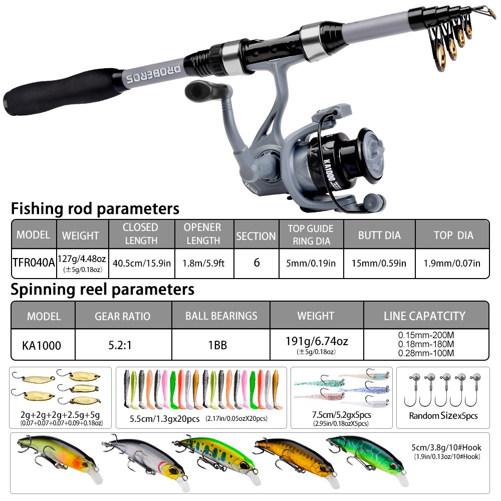 Kit de Vara de Pesca Telescópi - Freshwater Line avaliação e preço