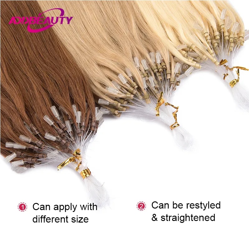 Extensões de cabelo humano ret - Monofilament Line avaliação e preço
